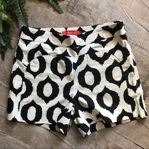 Anthropologie—Cartonnier—Black & Cream Shorts